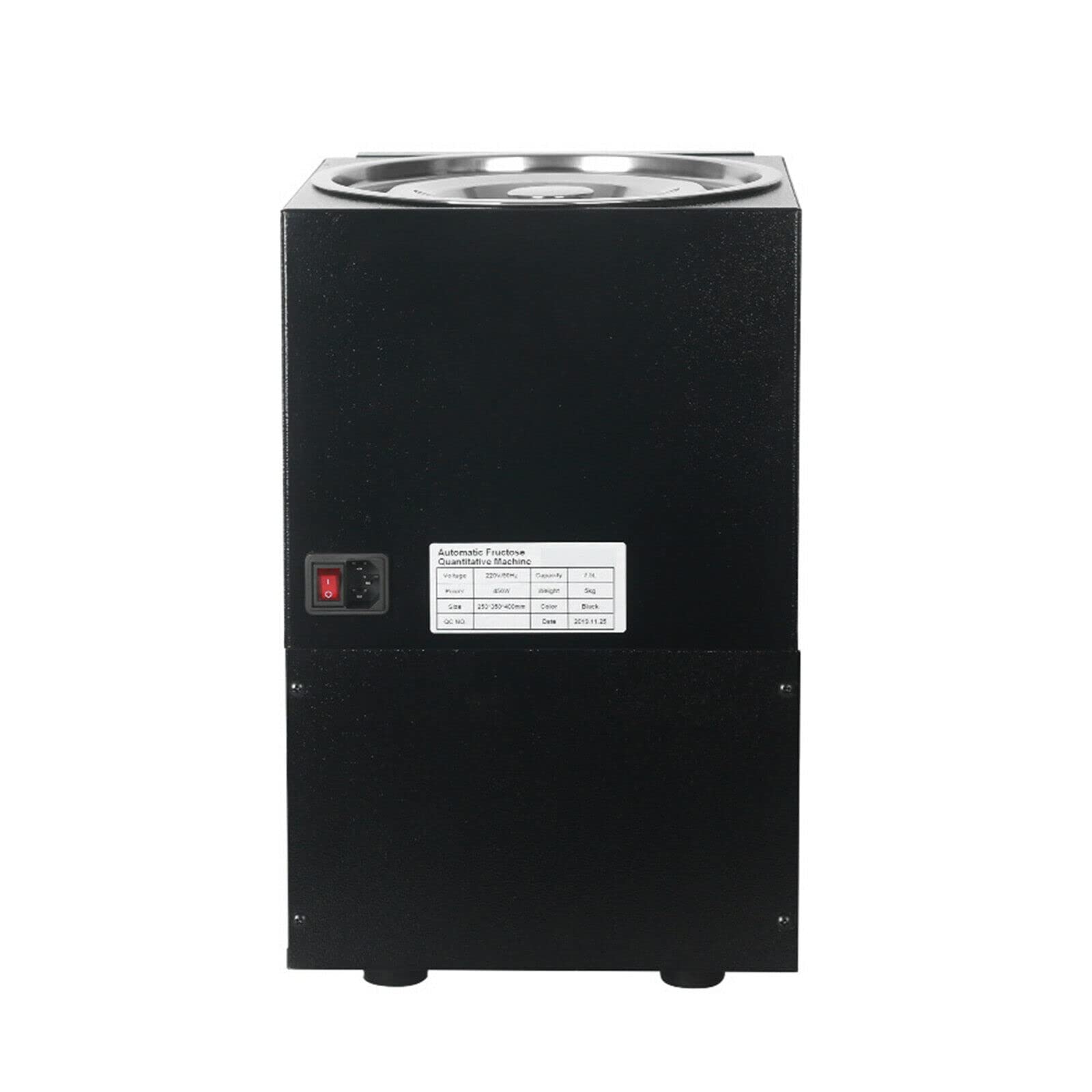 Distributeur de fructose Distributeur de sirop Fructose Distributeur quantitatif Machine Commercial Bubble Tea Fructose Distributeur 220V Noir
