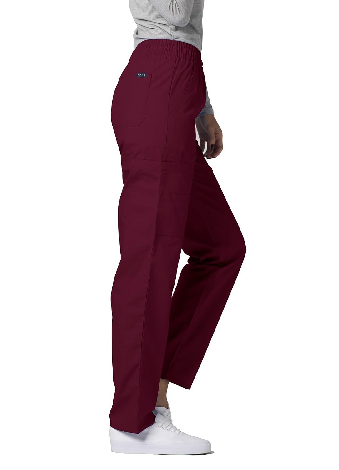 Medizinische Schrubb-hosen - Damen-Krankenhaus-Uniformhose - 506 - Burgundy - L