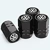 Tapas de vástago de válvula para llantas de auto, tapas antipolvo compatibles con Volkswagen VW Bora Beetle Tiguan Polo Passat Sagitar Golf 4 6, cubierta de válvula de aleación a prueba de fugas 5