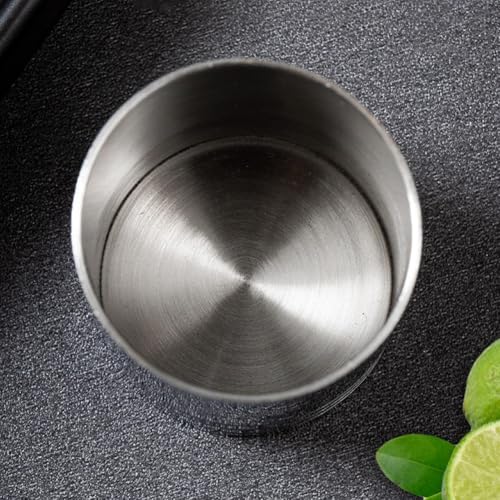 Vaso medidor acero inoxidable 50 ml miniatura 1