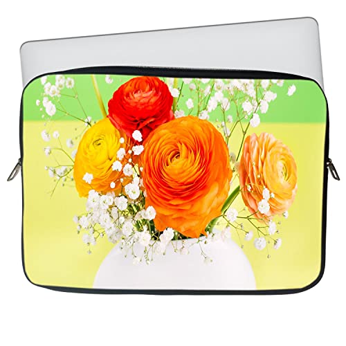 Image of TheSkinMantra Chain Laptop Sleeve Bag Compatible with Laptop /Macbooks /Chrombook /Notebook /Zbook (13.3 Inch [Chain], Fresh Rose)