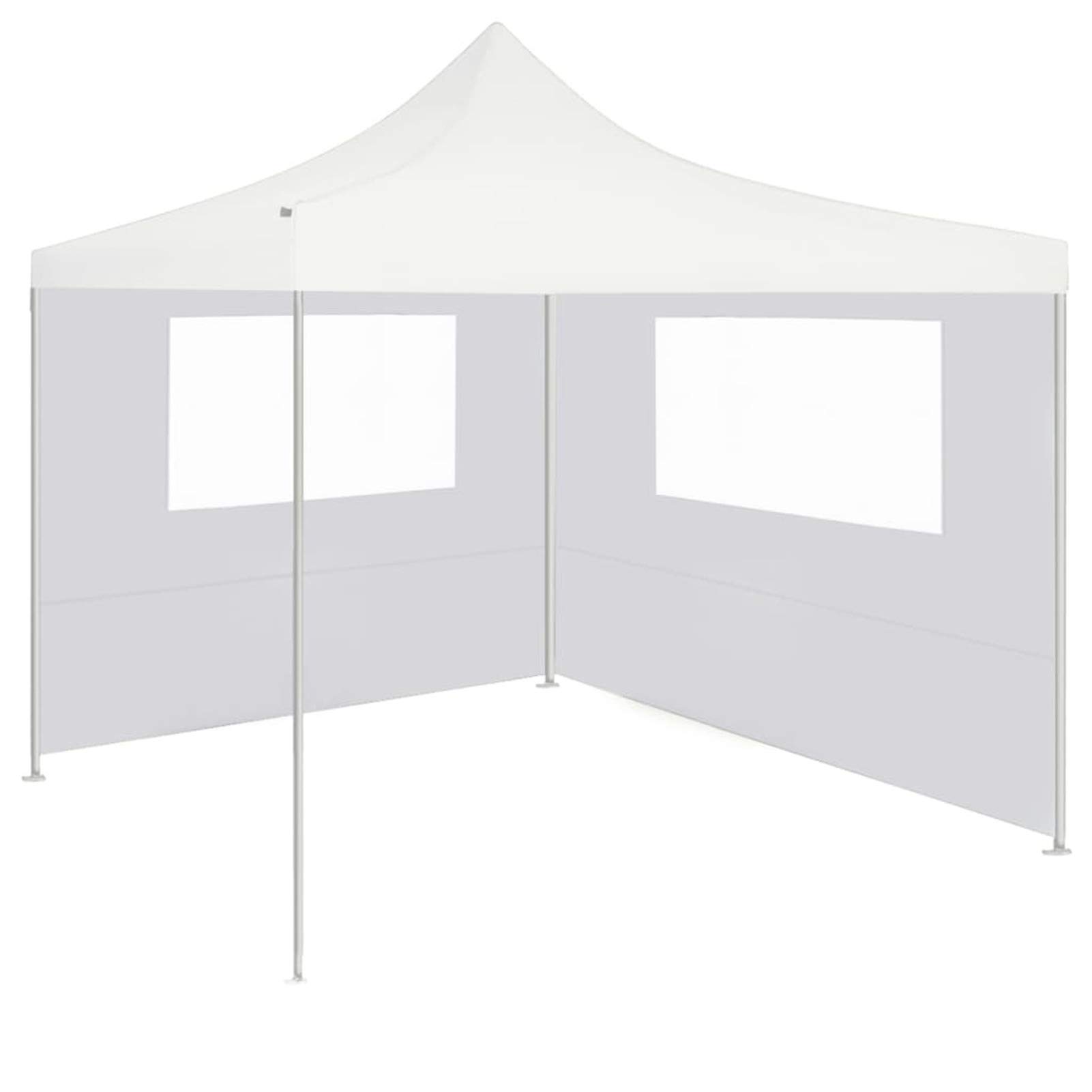 Paroi latérale de belvédère avec fenêtres 4x2 m Blanc,Tonnelle De Jardin,Tonnelle De Jardin Exterieur
