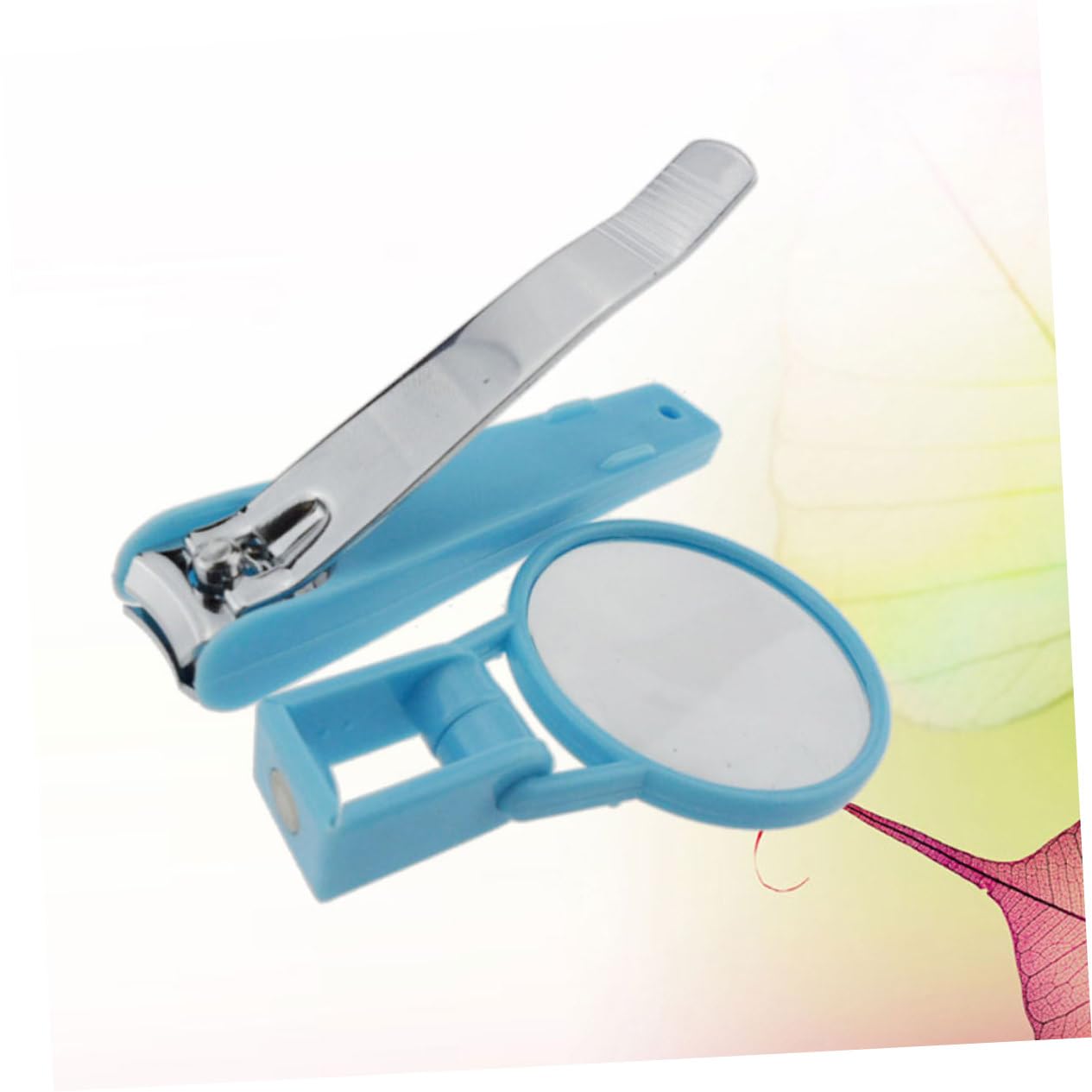 LIOOBO Nail Care with Magnifying Glass Ergonomic Nail Clipper for Safe and Comfortable Design for Easy Grooming for Newborns