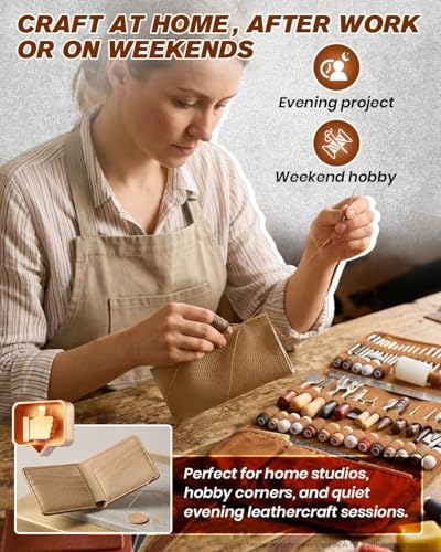 SAKERNEO Leather Working Tools Max Kit