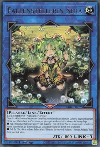 Fallenstellerin Sera (V.2) RA04-DE075 Ultra Rare Deutsch Boosterfrisch 1. Auflage - Quarter Century Stampede - mit ReCollectibles-Versandschutz - für Yu-Gi-Oh!