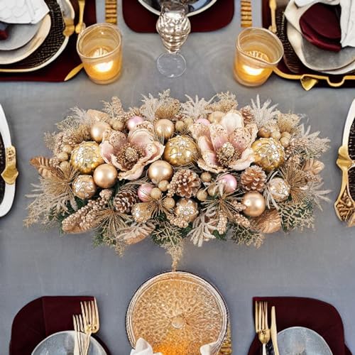 Holiday Tree 28’’ Handcrafted Premium Christmas Centerpiece Magno...