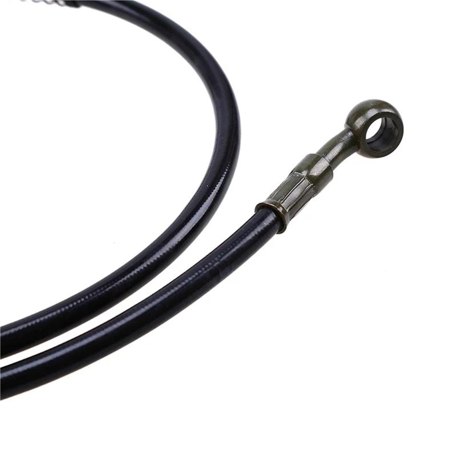 Hydraulikbremsschlauch Motorrad-Brems-, Kupplungs- Und Ölleitung (500–1900 Mm) Zubehör Für Harley Für Kawasaki Für Cafe Racer(1100mm)