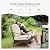 Sophia & William Patio Furniture Set with Fire Pit Table, 4 PCS Metal Outdoor Conversation Set with Fire Pit Table, 2 Swivel Chairs,3-Seater Couch for Outdoor Seating, Backyard, Porch(Beige)