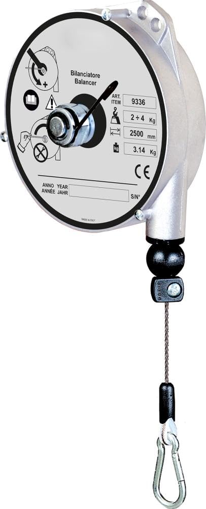 Federzug Typ 9349 Format équilibreur de charge 8 à 10 kg de 2.5 m
