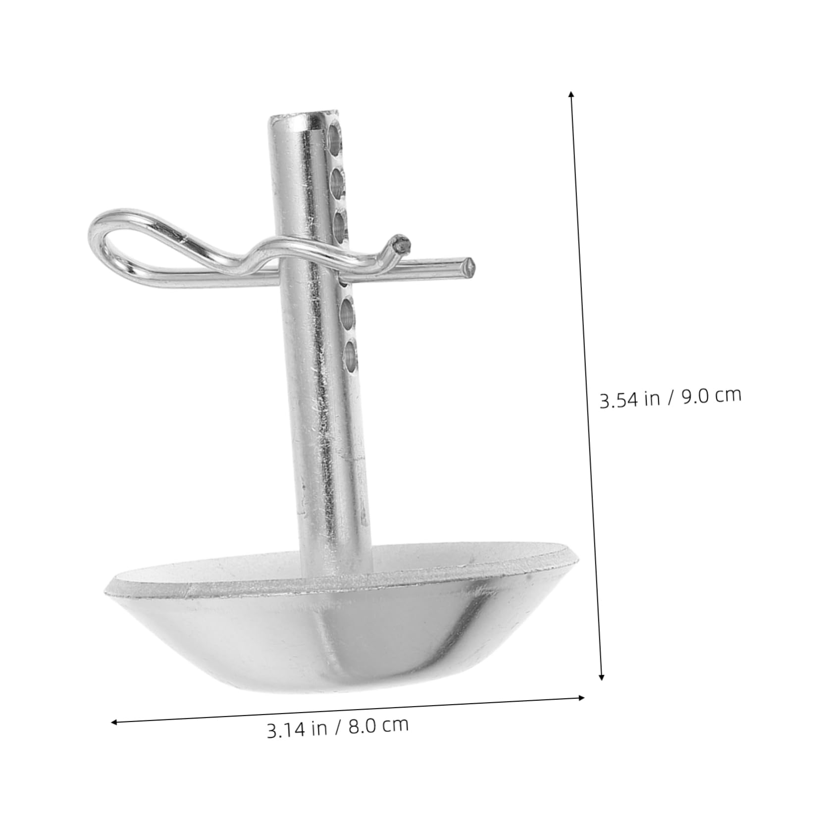 BESPORTBLE 2 Set Replacement Plow Skid Shoes for/Skid Shoes Anti-Slip Metal Adjustable Pins Easy Removal Winter Maintenance Kit