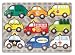 Melissa & Doug Vehicles Mix 'n Match Wooden Peg Puzzle (9 pcs)