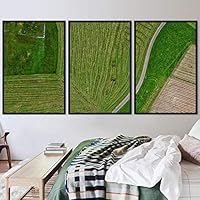 3 Piece Framed Canvas Wall Art Abstract Colorful Cool Geometric Canvas Prints Home Artwork Decoration for Living Room,Bedroom - 16