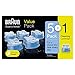 Braun Clean&Renew Cartuchos de recarga para afeitadora eléctrica hombre, 5+1 unidades, compatibles con todos los centros SmartCare Y Clean&Charge