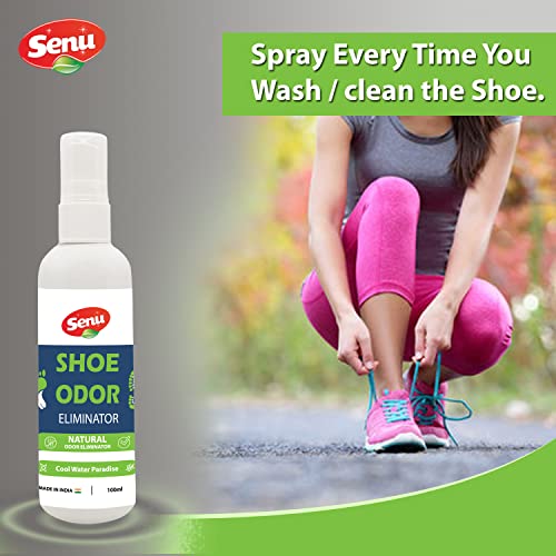 Senu Shoe Odor Remover Spray For Shoes Sneakers & Socks & Gym Kit