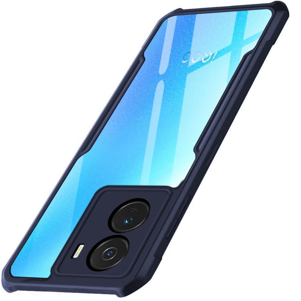 TheGiftKart Shockproof Crystal Clear Back Cover Case for iQOO Z7 5G / Z7s 5G (360 Degree Protection | Protective Design | Transparent Back | PC & TPU | Blue) [Perfect Size/FIT for iQOO Z7 5G / Z7s] (B0BYYYYRZH) Amazon Price History, Amazon Price Tracker