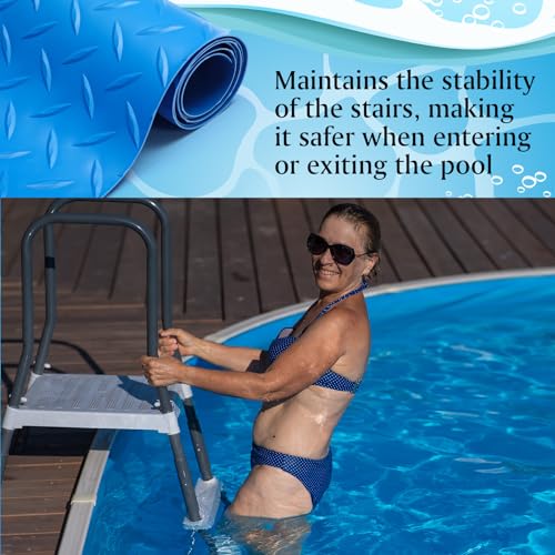 Alfombra Antideslizante para Escalera de Piscina 36x16 in miniatura 4