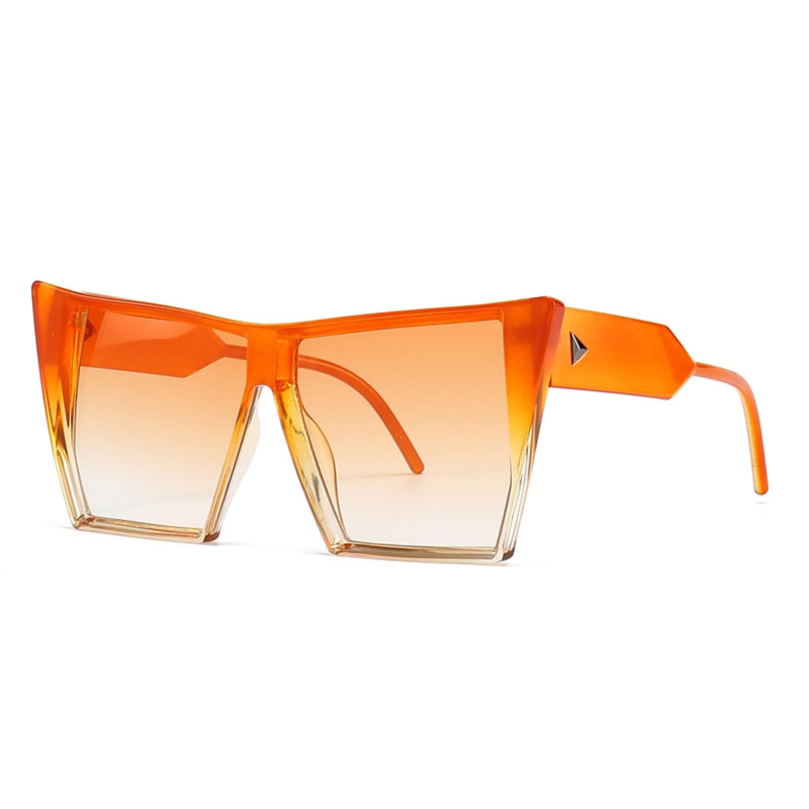 Popularne Duże Metalowe Okulary Przeciwsłoneczne Modne Uliczne Fotografia Retro Okulary Przeciwsłoneczne