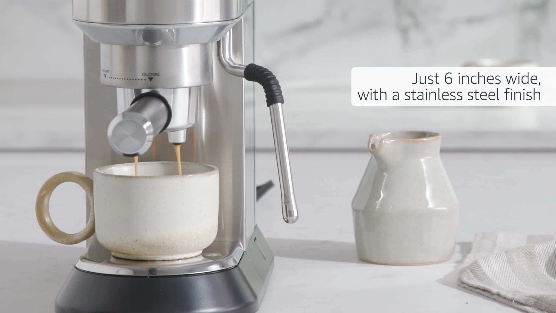 De'Longhi Dedica Arte Espresso Machine - MyLatteArt Milk Foam