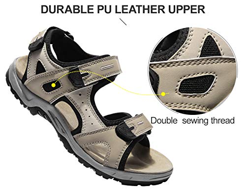 Image of CAMEL CROWN Comfortable Hiking Sandals for Women Waterproof Sport Sandals for Walking Beach Water with Arch Support