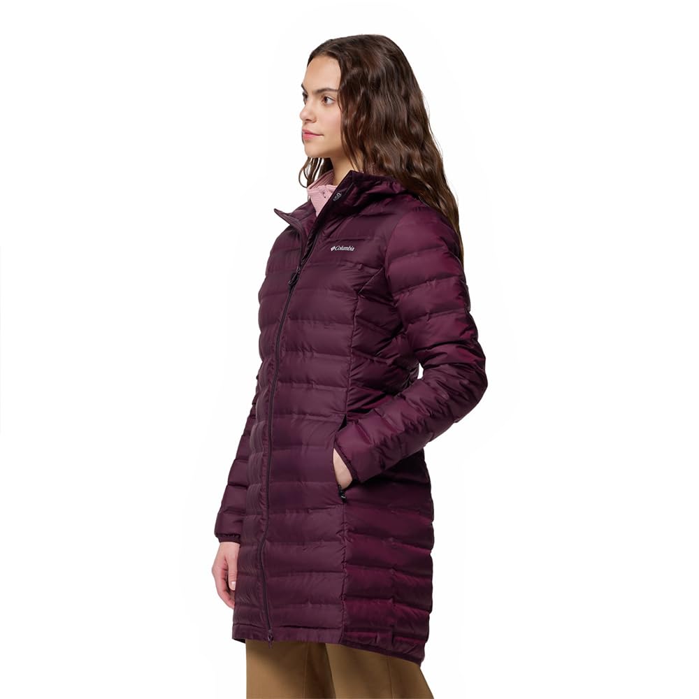 Columbia Lake 22 2 Down Long Hooded Jacket Chaqueta acolchada con capucha Mujer (Pack de 1)
