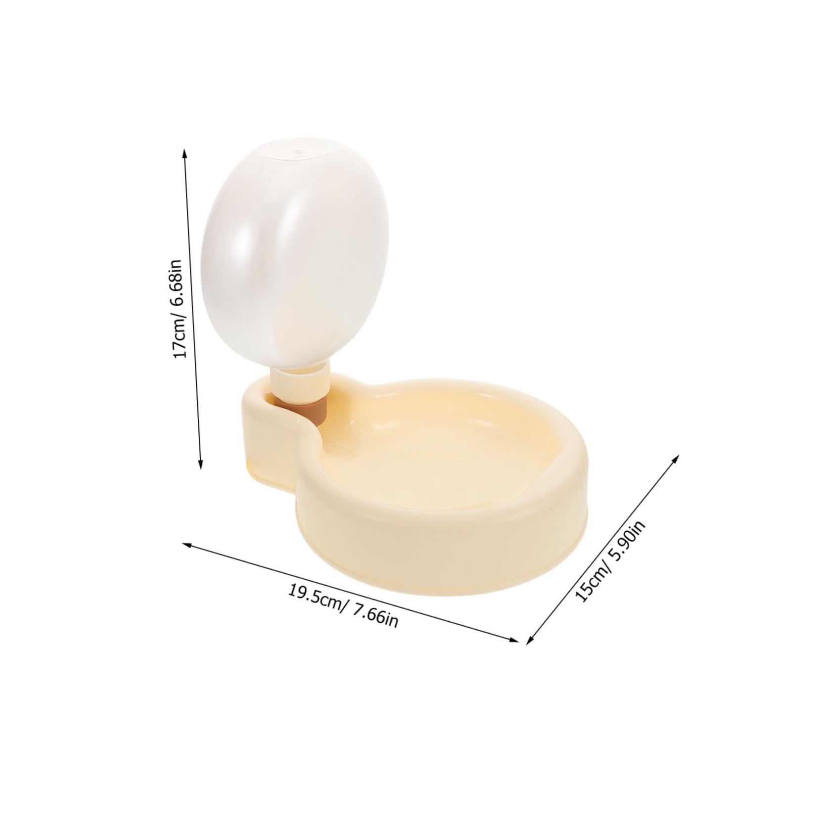 CIYODO Portable Dog Water Bottle Travel Dispenser for Dogs Easy Operation for Hiking and Outdoor Use Safe Material Convenient Hydration for Pets