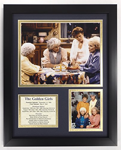Cadre photo collage The Golden Girls par Legends Never Die de format 11 x 35,6 cm pour fans