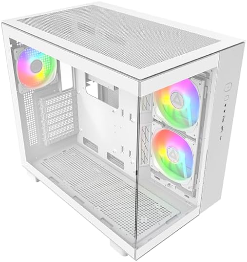 Vektra RDY King 65 Pro White Gaming PC - AMD Ryzen 7 9800X3D, RTX 4080 Super, 32GB DDR5 RAM, 2TB Gen4 SSD, Liquid Cooling, Windows 11 Pro, 2-Year Warranty