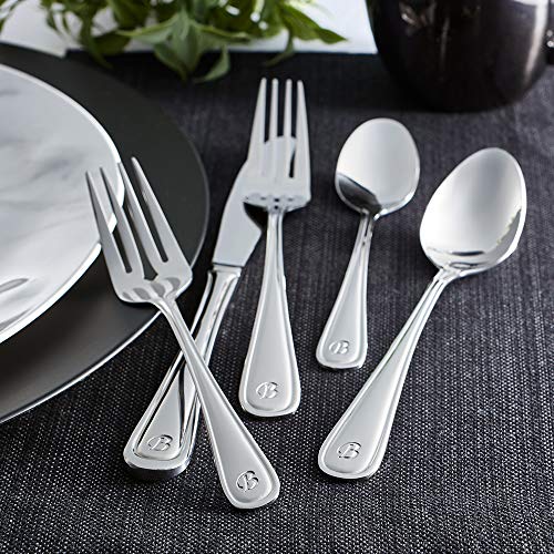 Riverridge 46-Pc. Monogrammed Flatware, Service For 8, Marina Pattern - A #TOP1