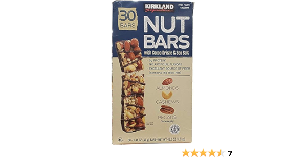 Amazon Co Jp Kirkland Signature Nut Bars カークランドシグネチャーナッツバー40g X 30バー 並行輸入品 ドラッグストア