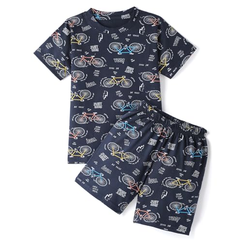 Image of Pure Cotton Half Sleeves Printed T-Shirt & Shorts Set Set | Shorts Set for Kids | Clothing Set for Kids | Summer Set for Kids | Kids Nightwear Multicolor and Sizes