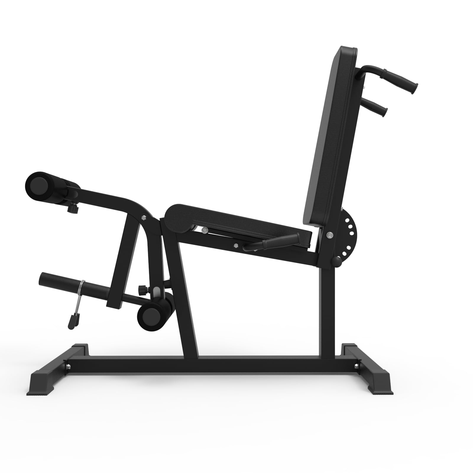 Bad Company Beinstrecker Beinbeuger Gerät I Oberschenkeltrainer Beintrainer für Zuhause kompatibel mit Hantelscheiben 30 mm und 50 mm I Beine Fitnessgeräte für Zuhause I BCA-145
