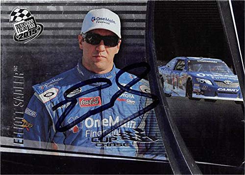 Autograph Warehouse 650602 Elliott Sadler Autographed Trading Card - NASCAR Driver, SC 2014 Press Pass Cup Chase - No.52