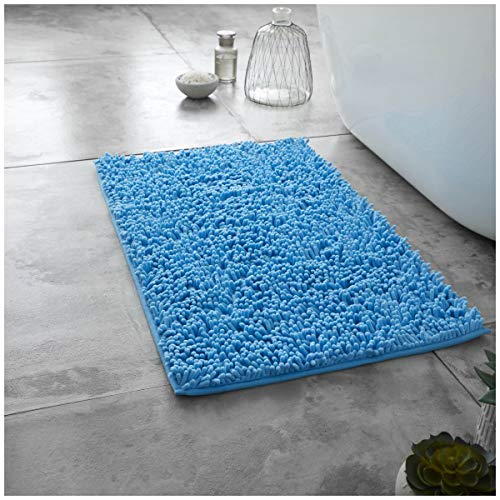 Gaveno Cavailia Super Absorbent Loop Bath Set, Chenille, Turquoise, 75 x 50