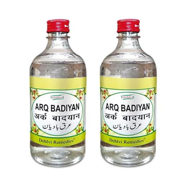 Dehlvi Arq Badiyan Bottle of 500 ML (Pack of 2)