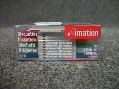 Imation 3.5 DS-HD MAC Formatted Floppy Disks