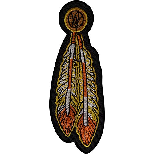 American Indian Feather Patch Iron Sew On Embroidered Badge Embroidery