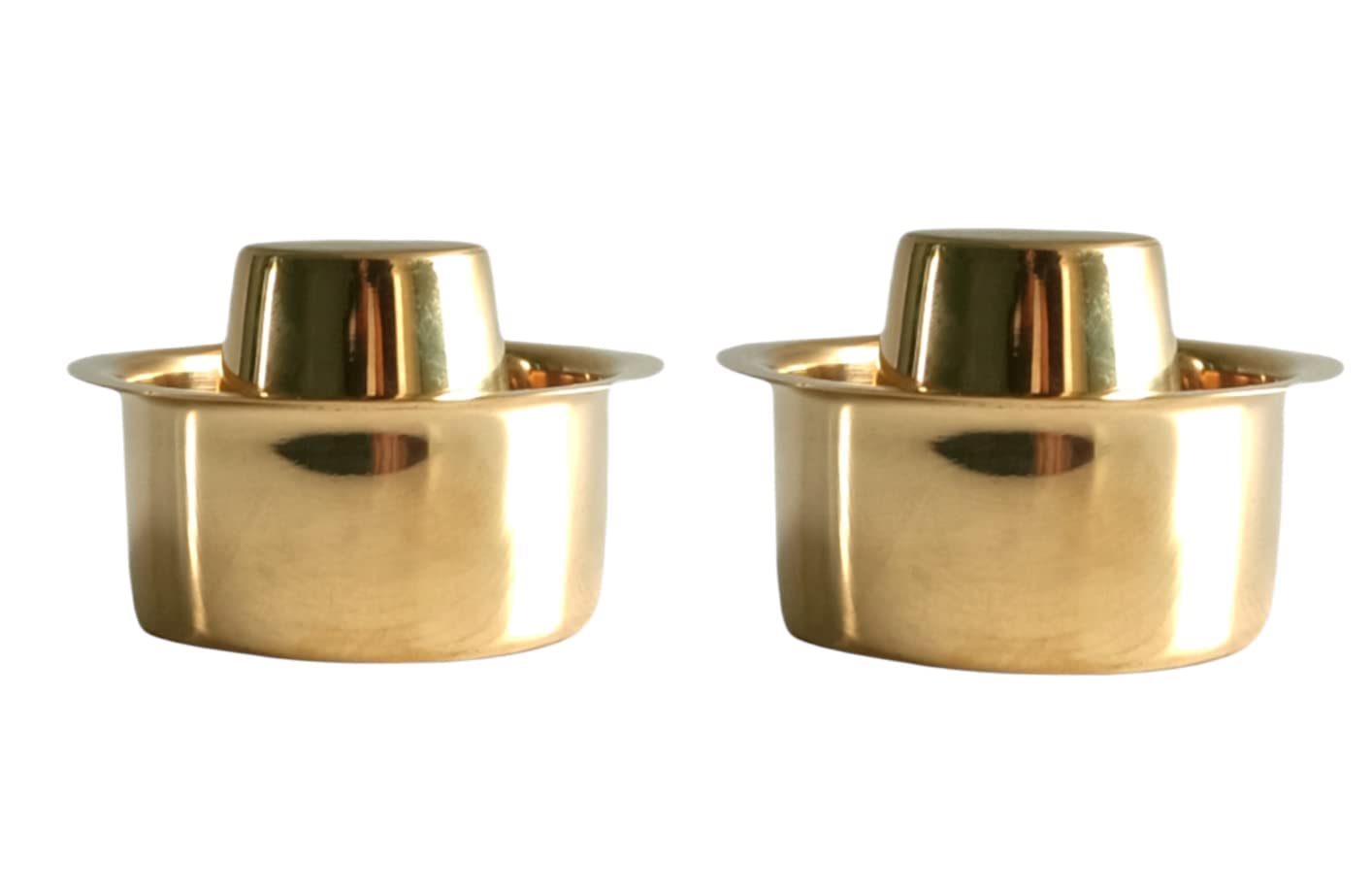 Brass Coffee Dabara Set Traditional Kumbakonam Dabara Set Degree Tumbler and Dabara Serving Drinkware Tea Dabara Set Peetal