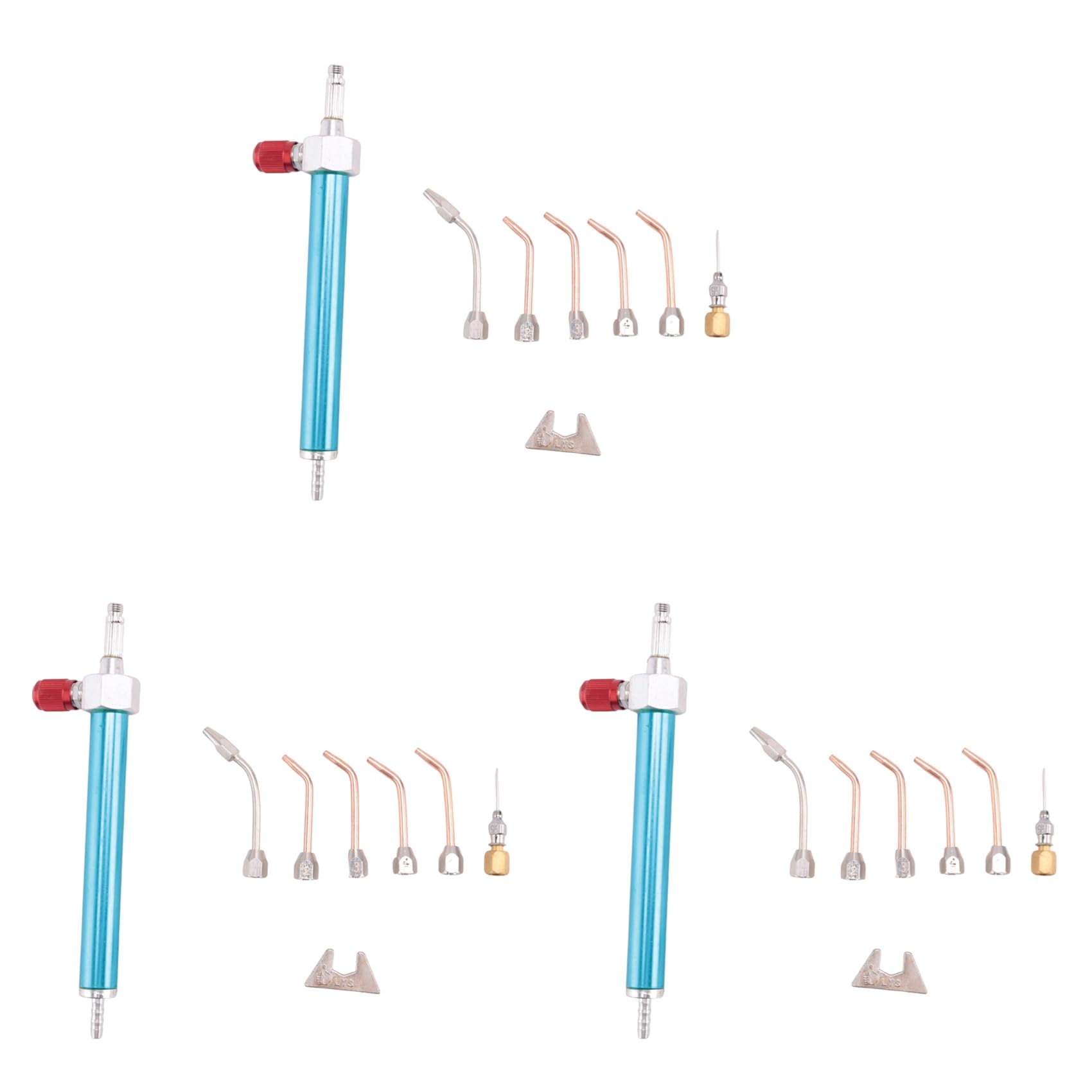 Jnchdghwa Blue 3X Jewelry Tool Water Oxygen Welding Torch With 5 Tips Jewelry Hydrogen Equipment Goldsmith's Tools