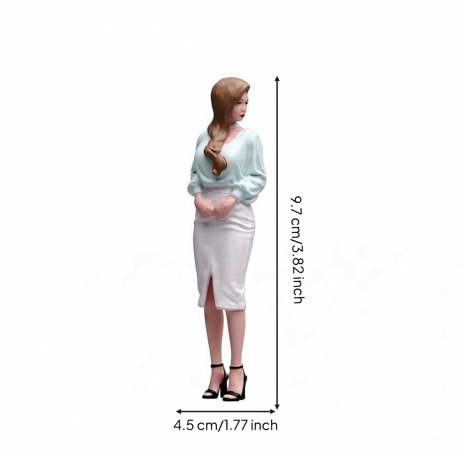 Figura Coleccionable Mujer Resina