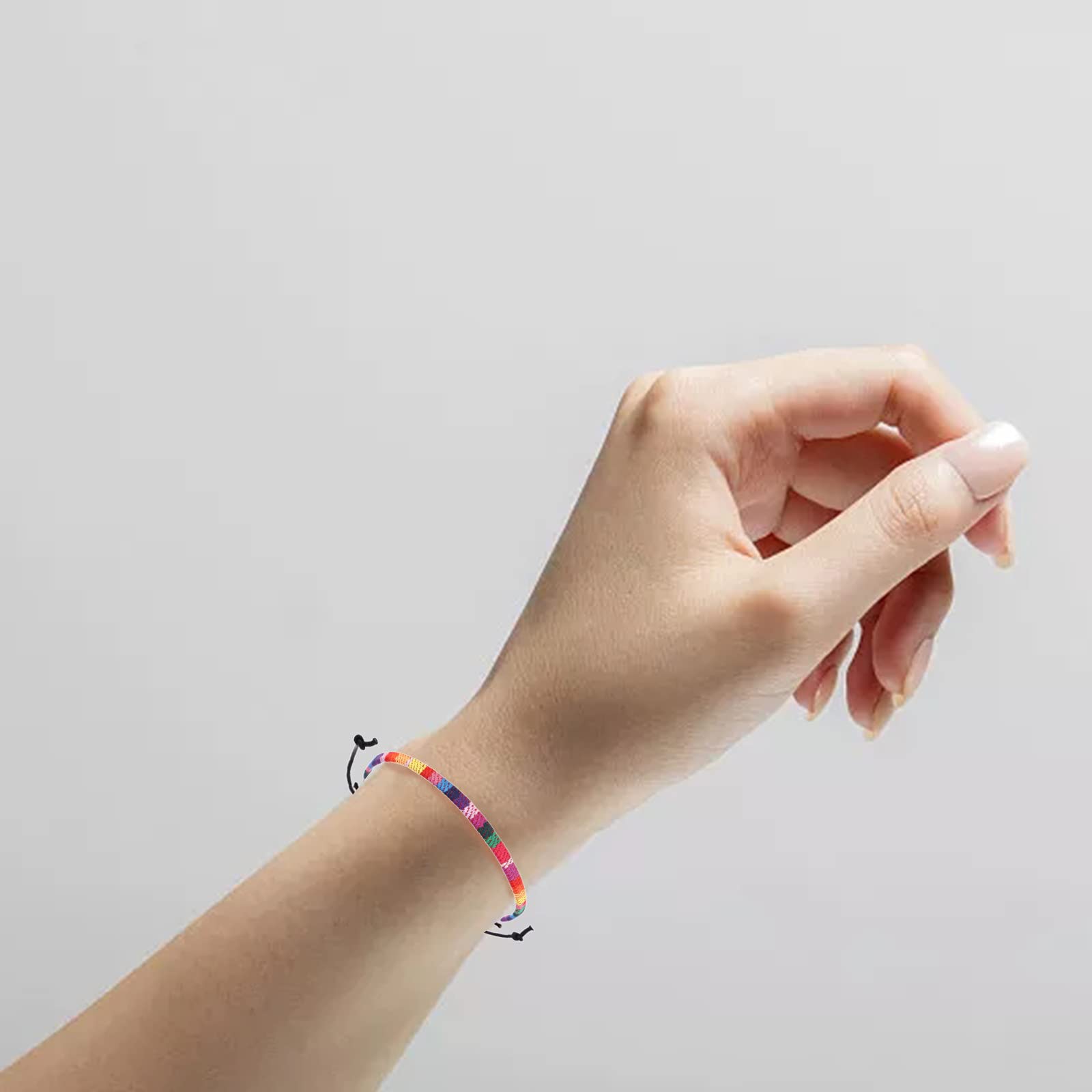 MOCHAMIK Armband oder für - Handgefertigtes Fußkettchen für Herren, Boho-Pride-Gay-Style-Armband, Damen-Fußkettchen, silbernes Charm-Armband