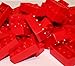 dreambuilderToy 2x4 Red Building Bricks: Pack of 180, Red Building Blocks Alternative Option to Leading Brand 2x4 (Red)