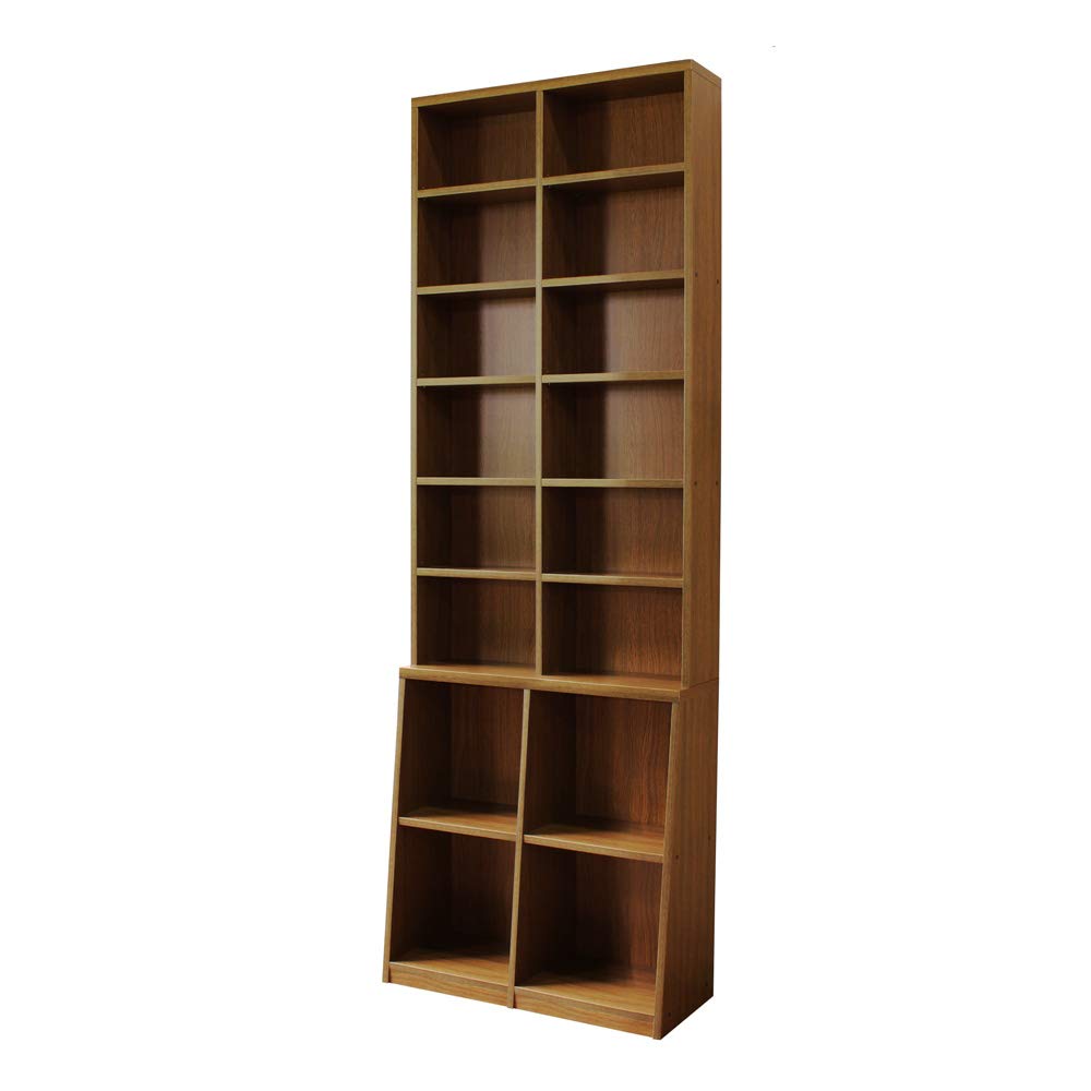 【在庫処分】ロング書棚 幅75cm (ナチュラル) Amazon｜ロング書棚 幅75cm (ナチュラル)｜本棚 オンライン通販