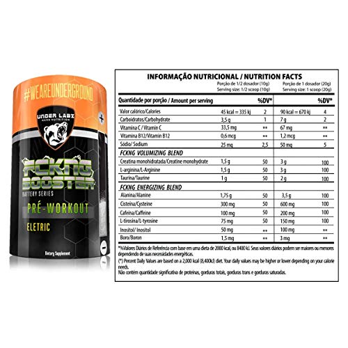 Pré-Treino Fckng Booster Under Labz Yellow Candy 600g