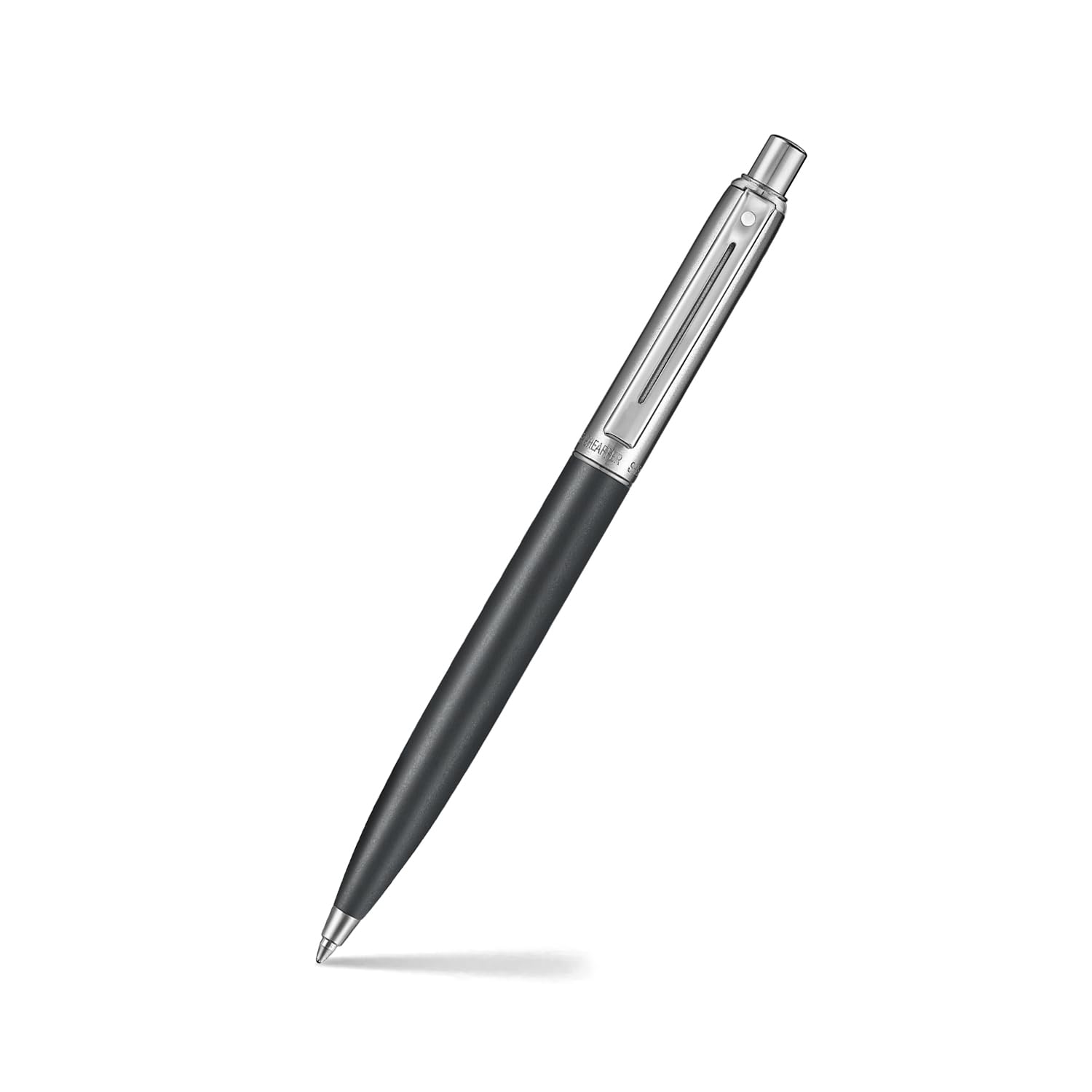 Sheaffer Sentinel E331 Ballpoint Pen, Matte Black with Chrome Trim, Medium Point.