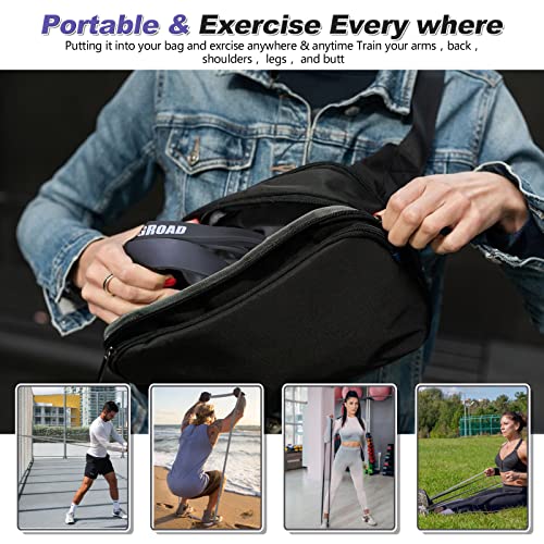 Resistance Band Pull Up Assistance Bands,Set of 5 Resistance Heavy Duty Exercise Stretch Fitness Bands for Stretching Power Lifting Workout Training with Instruction Guide - Image 5