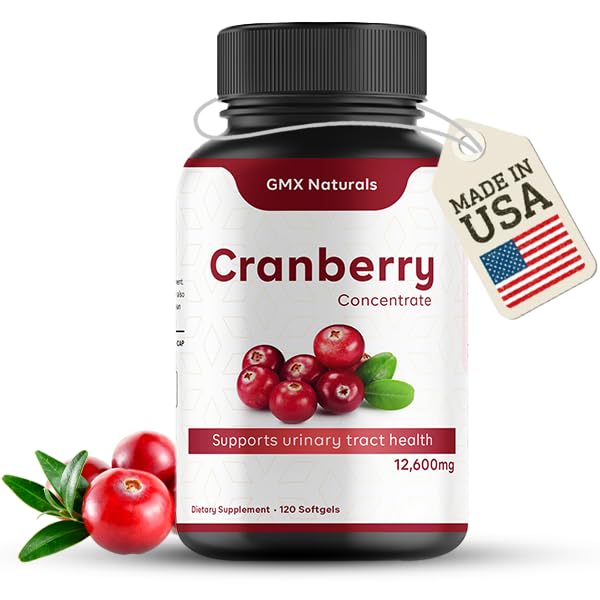 Organic Cranberry Concentrate 12,600mg Softgels - 120 Count