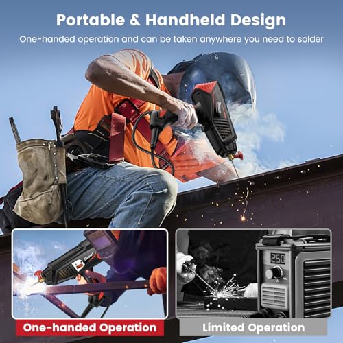 110V Handheld Welding Machine + Faiuot Portable Welding Machine