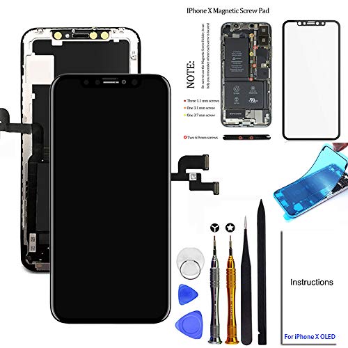 for iPhone X Screen Replacement OLED 5.8 inch [NOT LCD] Touch Screen Display