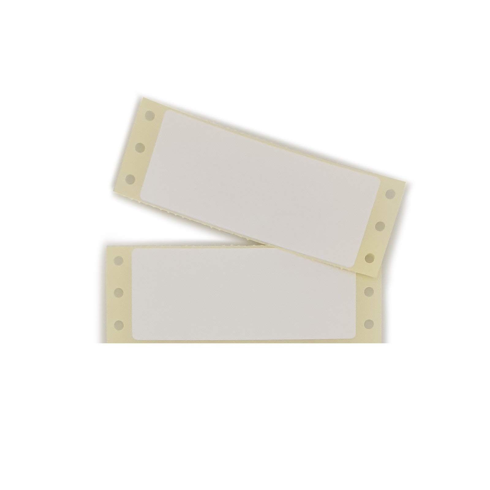 MASHPAPER weiße Endlosetiketten/Computeretiketten 88,9 x 36,1 mm | endlos