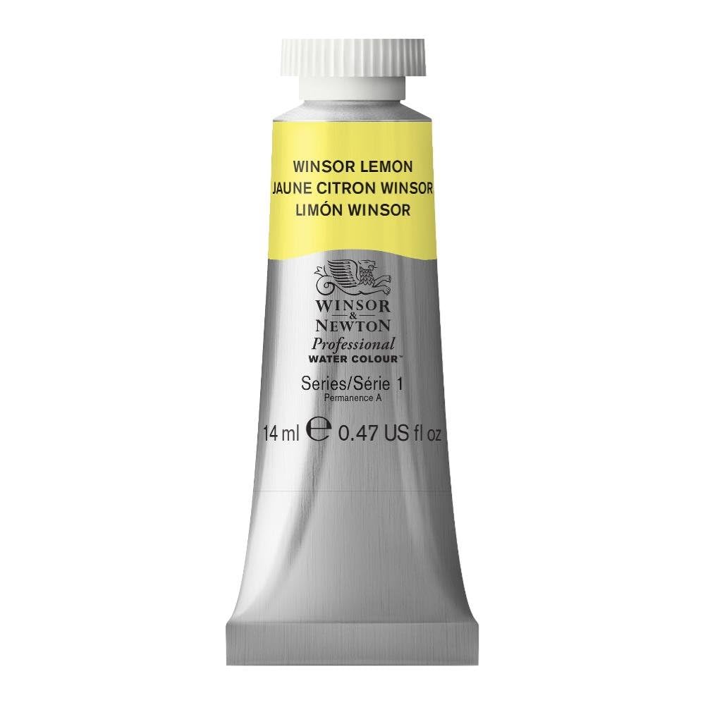 Winsor & Newton 14 Ml Tube Professional Water Colour Paint, Winsor Lemon